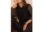 Gilet sans manches LOULOU en mohair et laine