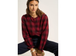 Chemise tartan ample avec épaules tombantes