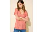 Tee-shirt oversize col V