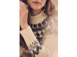 Pull col montant unisexe en laine TEMERAIRE