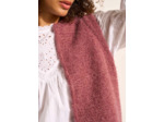 Gilet sans manches en mohair fils métallisés