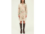 Robe col chemise à fleurs - LYLIA