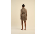 Robe chemise imprimé léopard