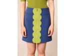 Jupe Jada Bleu en Polyester