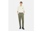 Pantalon Kaki En Coton olive night
