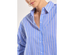 Chemise oversize à manches longues en coton