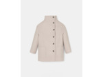 Manteau Miritino (Miranda Col Montant) Naturel en Laine