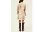 Robe col chemise à fleurs - LYLIA