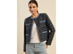 Veste courte en tweed