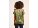 T-shirt à col V et manches courtes