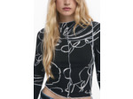 T-Shirt À Manches Longues En Maille – Femme