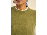 Pull à col rond sans manches