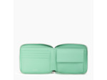 Porte monnaie zip en L Emile en cuir monogramme