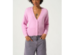 Cardigan mauve