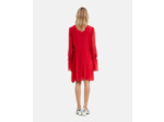 Robe unie a volants red / burgundy