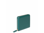 Le cuir lisse portefeuille zip