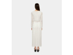 Robe Longue Blanche En Guipure white