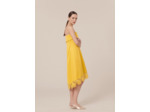 Robe Roy Jaune en Viscose