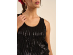 Débardeur maille à sequins