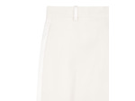 Pantalon smoking avec bande satin ecru