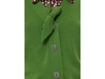 Gilet Germain Cactus en Laine Mercerisée