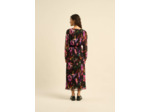 Robe longue portefeuille imprimée