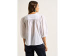 Blouse plastron brodé
