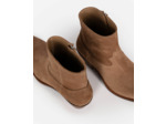 Santiags en cuir brown