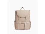 Sac à dos à rabat Noah en cuir grain buffle et cuir lisse