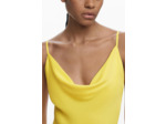 Robe À Bretelles En Tissu – Femme