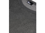 Pull manches longues en cote de maille grey silver