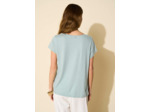 Tee-shirt col V en coton