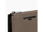 Porte monnaie zip en L Emile en cuir monogramme