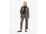Pantalon droit avec revers grey