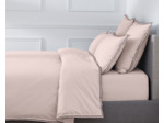 DRAP HOUSSE | Pure White Percale Lavée - Pink