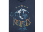 Sweat avec print washed navy