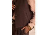Gilet à franges PAIGE en laine