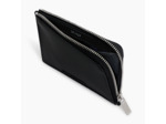 Porte cartes moyen zippé Emile en cuir signature T
