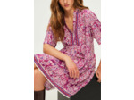 Robe courte et fluide à fleurs - SORINE
