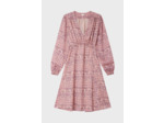 Robe courte à fleurs et lurex - SOLINE