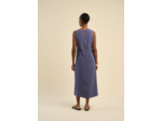 Robe longue ajustée décolleté en V