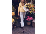 Jean cropped en denim LEA