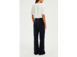 Pantalon large en velours lisse - NAIS
