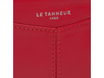 Porte monnaie zippé Charlotte en cuir lisse