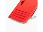 Porte carte large zippé Emile en cuir signature T