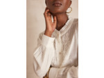 Blouse BROOKE en coton brodée