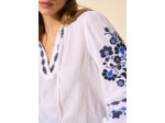 Top brodé 100% coton