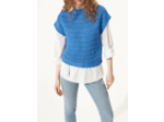 Pull nacre bleu