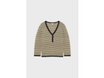 Pull en crochet rayé - JINETTE