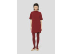 Robe Rayme Bordeaux en Polyester